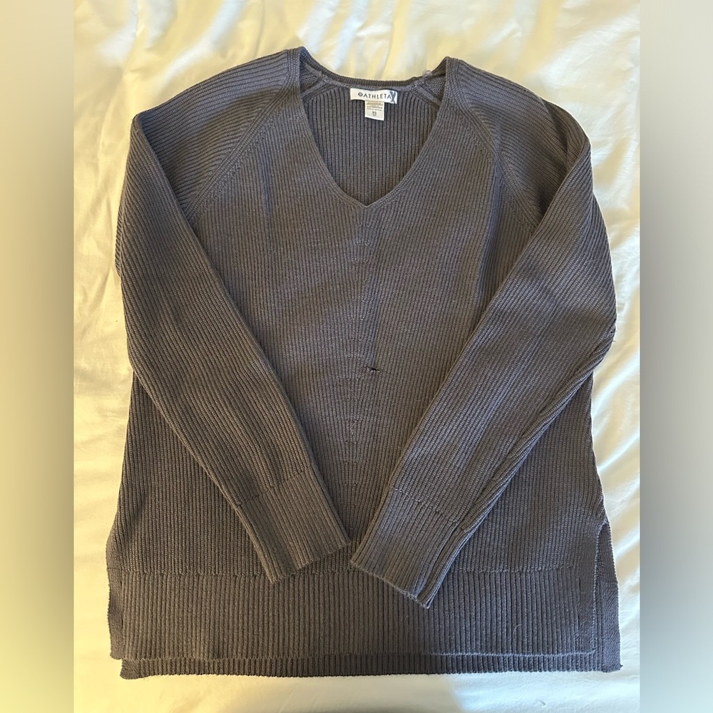 Athleta grey sweater